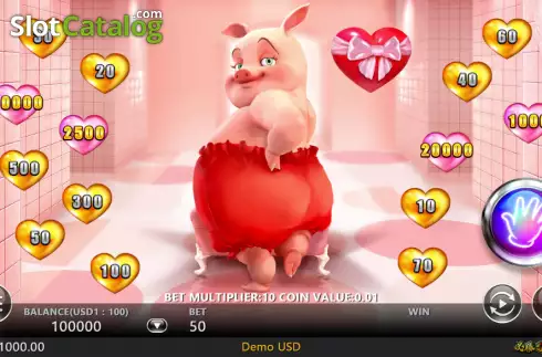 Скрин2. Spanking Piggy слот
