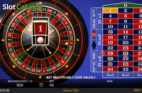 Скрин3. Roulette Single 0 слот