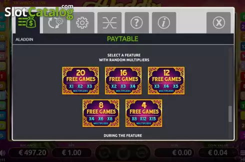 Скрин8. Aladdin (Holland Power Gaming) слот