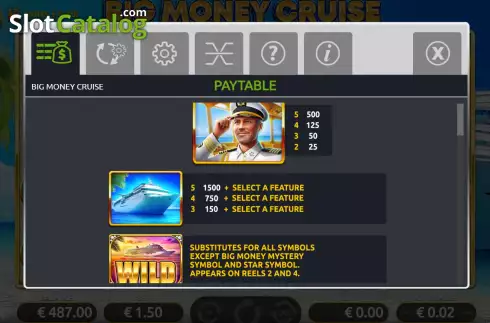Скрин5. Big Money Cruise слот