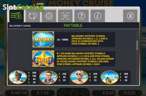 Скрин6. Big Money Cruise слот