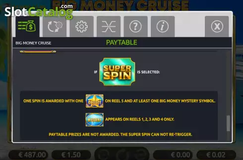 Скрин9. Big Money Cruise слот