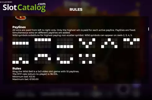 Скрин8. Ring the Wild Bell слот