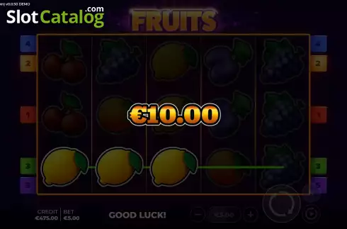 Скрин5. Fruits Bonus Spin слот