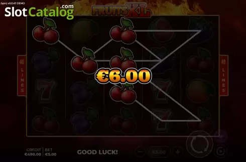Скрин3. Fruits XL Bonus Spin слот