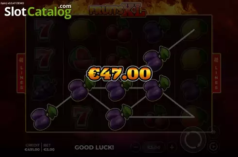Скрин5. Fruits XL Bonus Spin слот