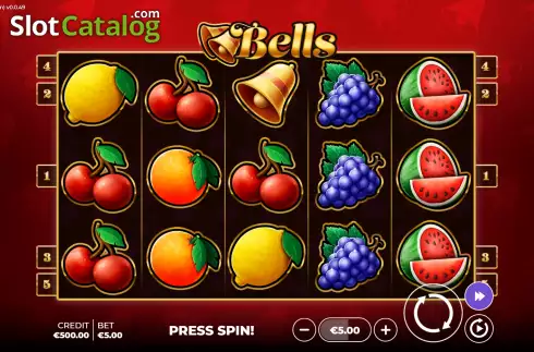 Скрин2. Bells Bonus Spin слот