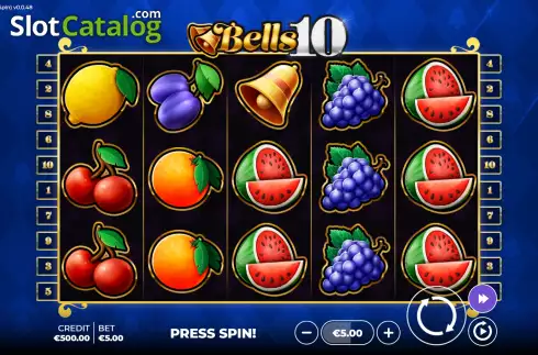 Скрин2. Bells 10 Bonus Spin слот