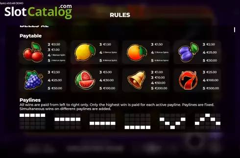 Скрин7. Bells XL Bonus Spin слот