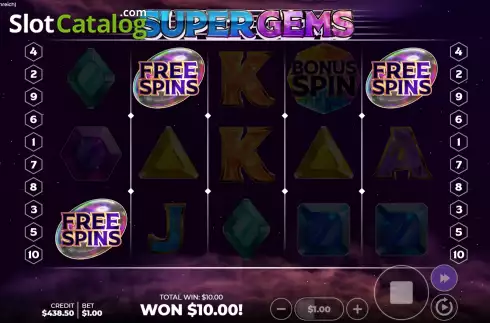 Скрин6. Super Gems слот