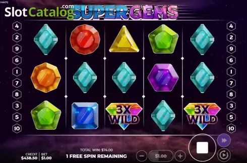 Скрин9. Super Gems слот