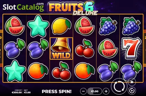Скрин2. Fruits 6 Deluxe слот