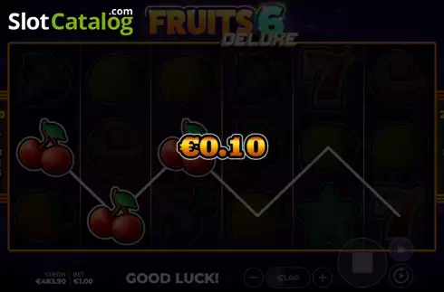 Скрин3. Fruits 6 Deluxe слот