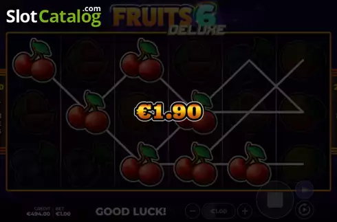 Скрин4. Fruits 6 Deluxe слот