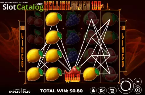 Скрин3. Hellish Seven 100 слот