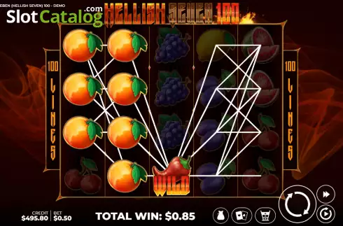 Скрин4. Hellish Seven 100 слот