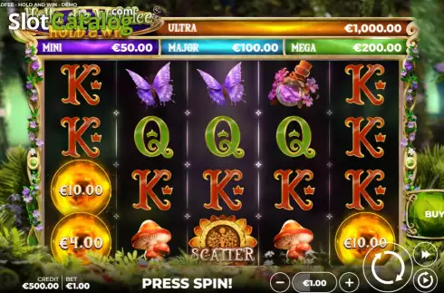 Скрин2. Holla die Waldfee: Hold & Win слот