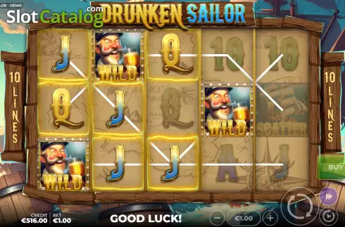 Скрин5. Drunken Sailor (Hölle Games) слот