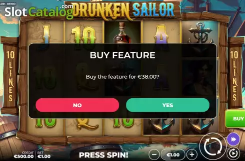 Скрин7. Drunken Sailor (Hölle Games) слот