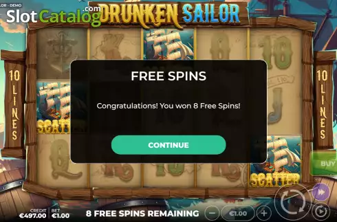 Скрин8. Drunken Sailor (Hölle Games) слот