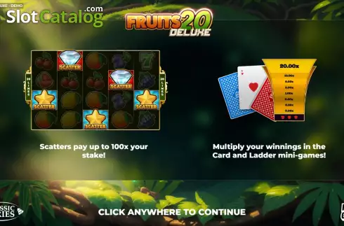 Скрин2. Fruits 20 Deluxe слот