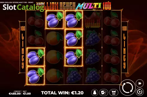 Скрин4. Hellish Seven Multi 100 слот