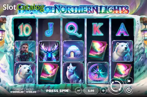 Скрин2. Book of Northern Lights слот