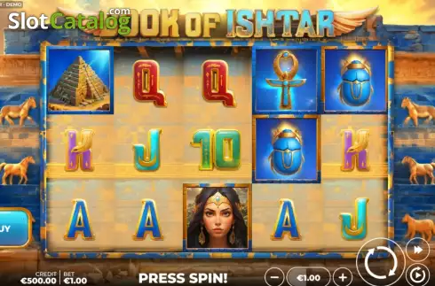 Скрин2. Book of Ishtar слот