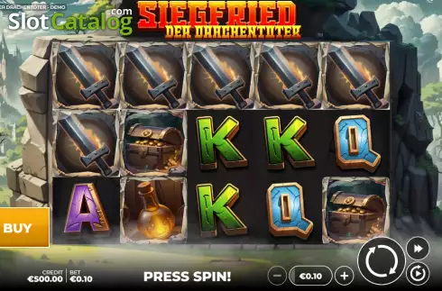 Скрин2. Siegfried der Drachentöter слот