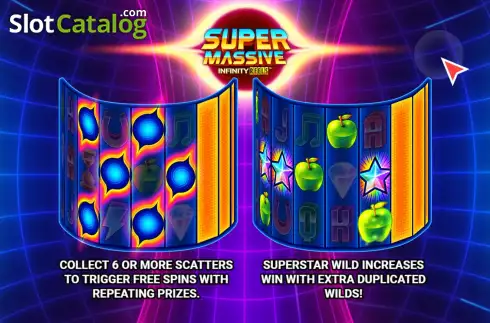 Скрин3. Super Massive Infinity Reels слот