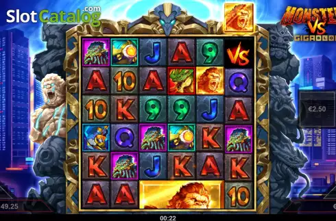 Скрин9. Monsters vs Gigablox слот