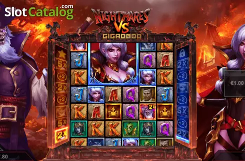 Скрин7. Nightmares vs GigaBlox слот