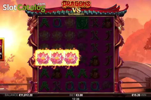 Скрин3. Dragons vs GigaBlox слот