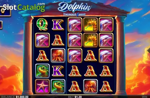 Скрин2. Dolphin Thunderways слот