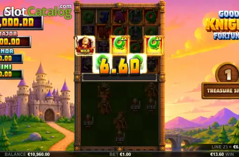 Скрин3. Good Knight Fortune слот