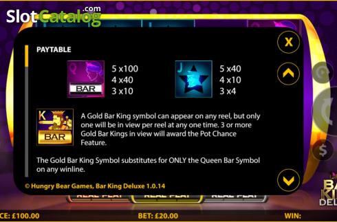 Скрин3. Bar King Deluxe слот