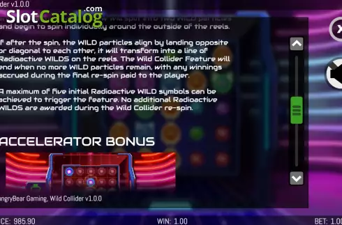 Скрин9. Wild Collider слот