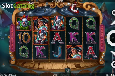 Скрин2. Big Top Terror слот