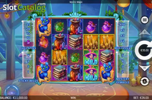 Скрин2. Mystic Magic слот