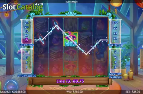 Скрин3. Mystic Magic слот