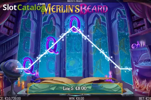Скрин3. Merlin's Beard слот