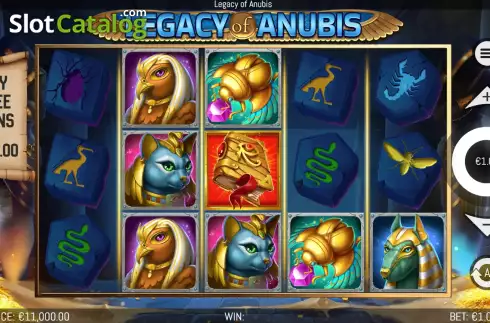 Скрин2. Legacy of Anubis слот