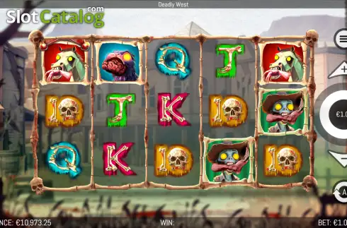 Скрин2. Deadly West слот