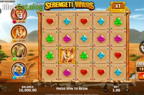 Скрин3. Serengeti Wilds слот