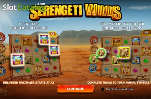 Скрин2. Serengeti Wilds слот