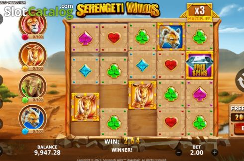 Скрин5. Serengeti Wilds слот