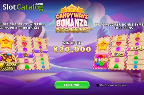Скрин2. Candyways Bonanza Megaways слот