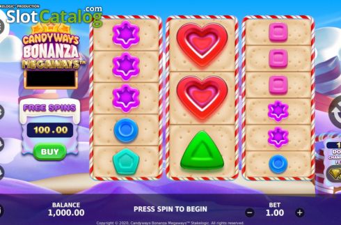 Скрин3. Candyways Bonanza Megaways слот