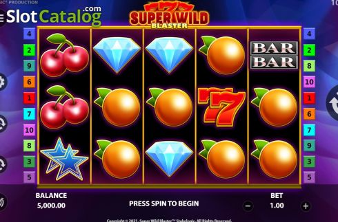Скрин3. Super Wild Blaster слот