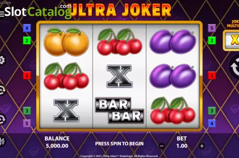 Скрин2. Ultra Joker (Hurricane Games) слот